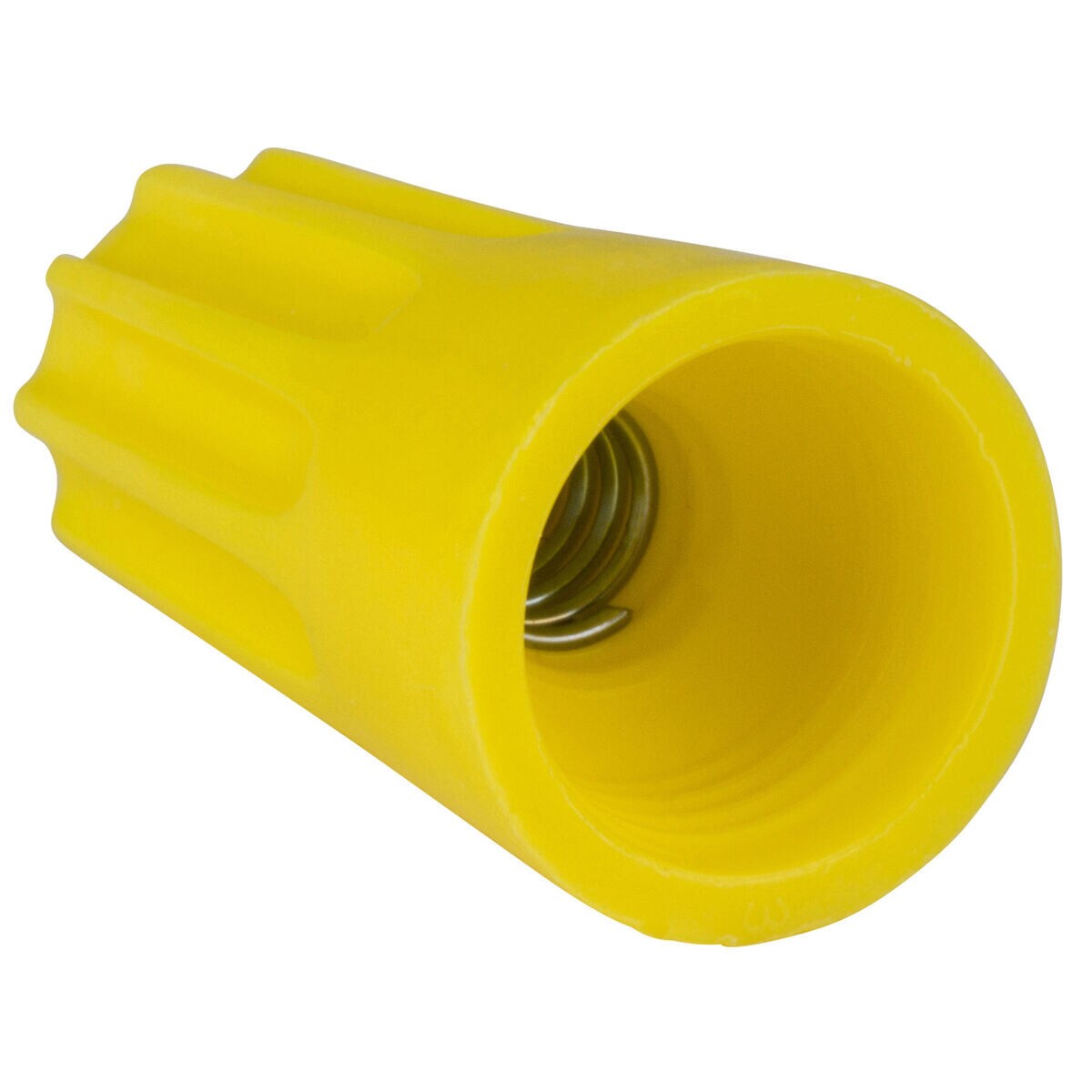 Twist On Wire Connector (1210) AWG Yellow with Spring Insert 5 Pcs.